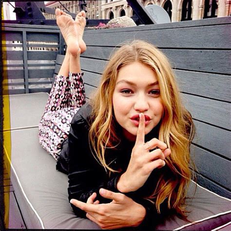 gigi hadid feet